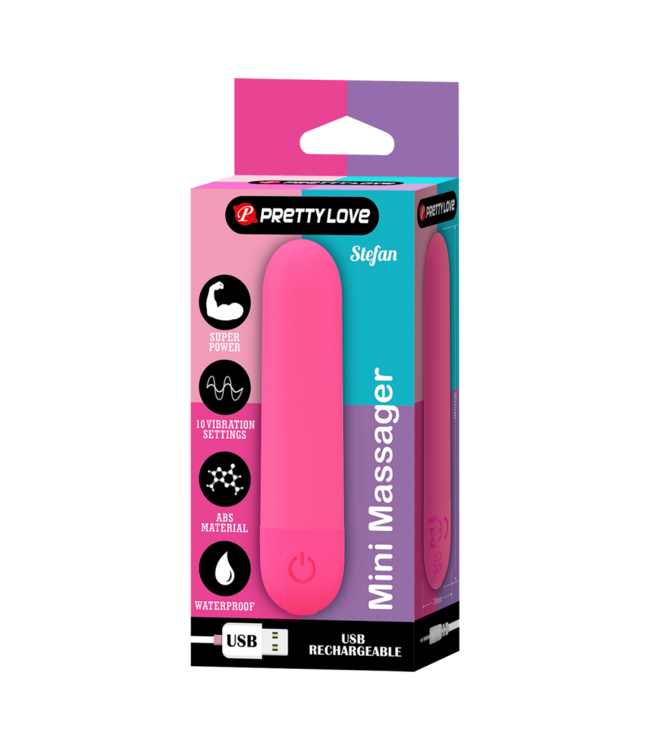 Rimba Pretty Love - Stefan - Mini Massager - Roze