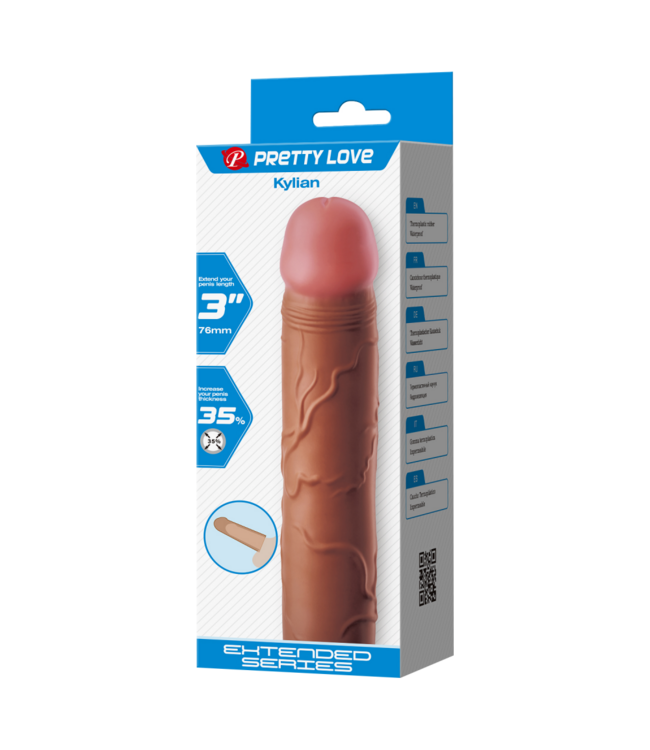 Rimba Pretty Love - Kylian - Penisverlenger - 75mm - Bruin