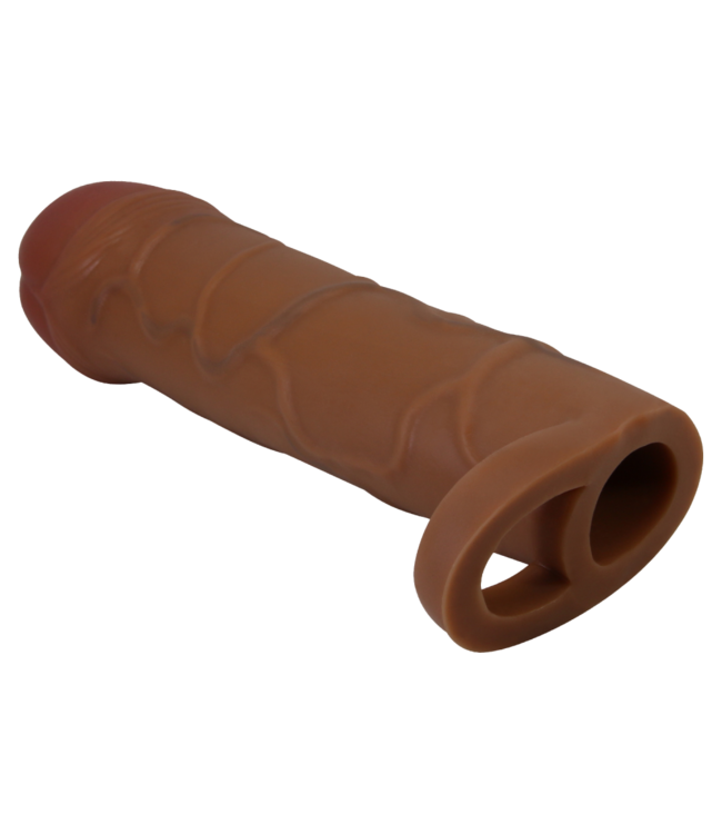Rimba Pretty Love - Bunion - Cock Ring met verlengde Penis Sleeve - 25mm - Bruin