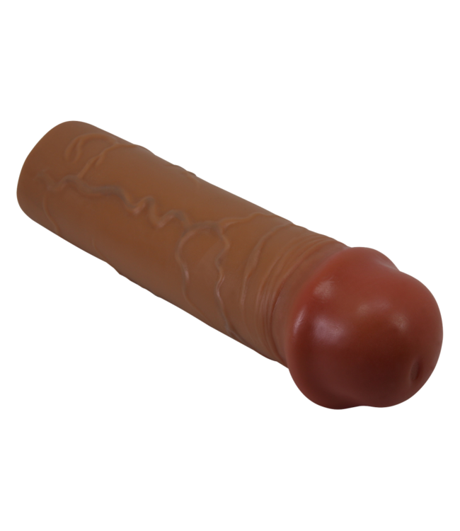 Rimba Pretty Love - Nile - Verlengde Penis Sleeve - 25mm - Bruin