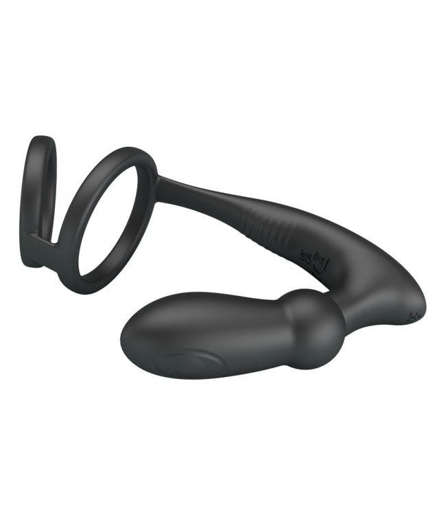 Rimba Pretty Love - Emoni - Cock Ring met Butt Plug - Zwart