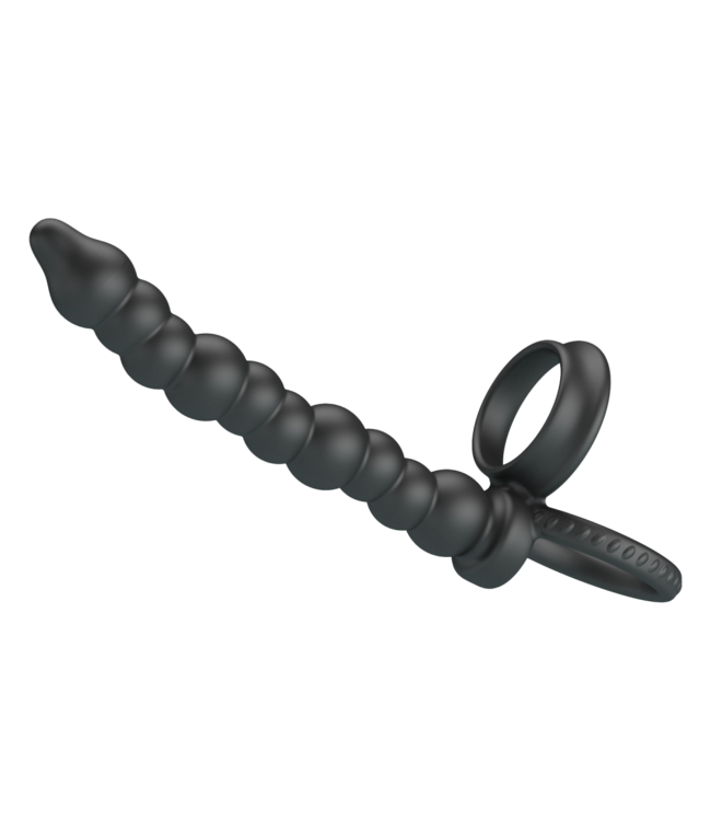 Rimba Pretty Love - Dillion - Cockring Anaal Kralen - Zwart