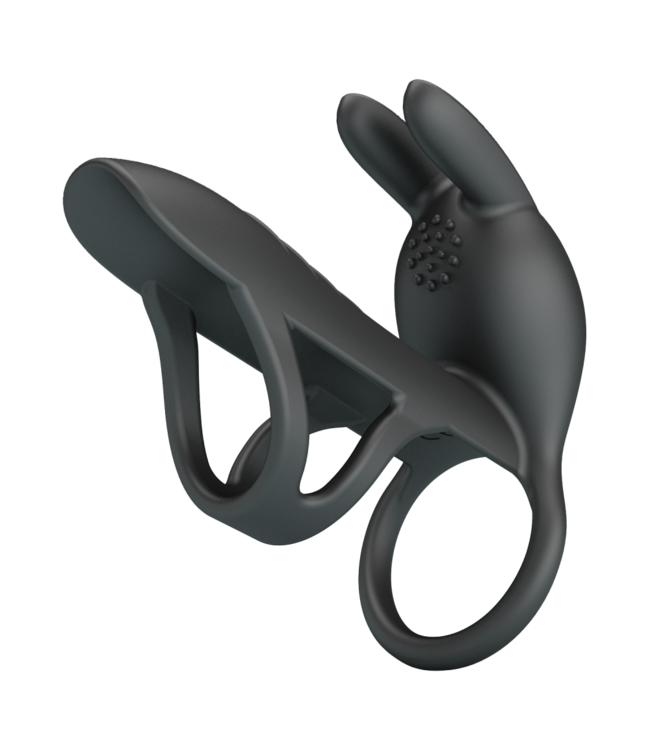 Rimba Pretty Love - Matty - Vibrerende Penis Sleeve - Zwart