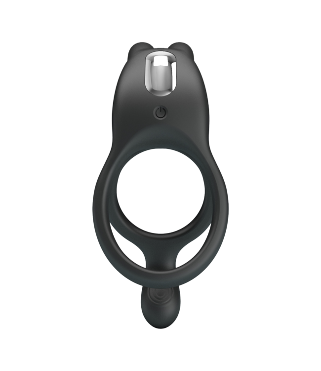 Rimba Pretty Love - Seth - Vibrerende penisring - Zwart