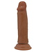 Rimba Pretty Love - Quentin - Sliding Skin Realistic Dildo 18,4cm - Bruin