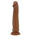 Rimba Pretty Love - Sharife - Sliding Skin Realistische Dildo 25,4cm - Bruin