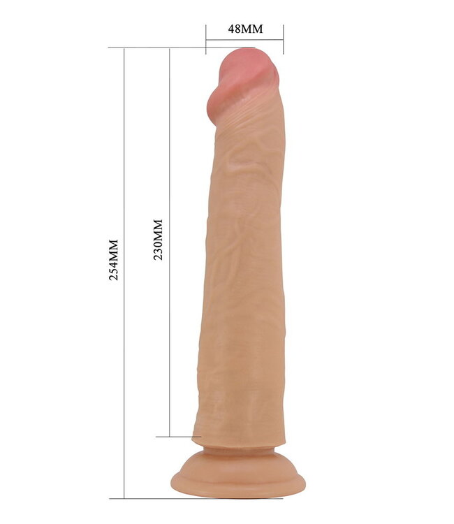 Rimba Pretty Love - Sharife - Sliding Skin Realistische Dildo 25,4cm - Nude