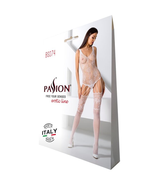 Passion Passion - BS074 Catsuit - Wit
