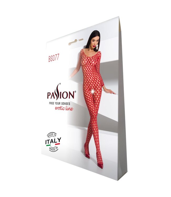 Passion Passion - BS077 Catsuit - Rood