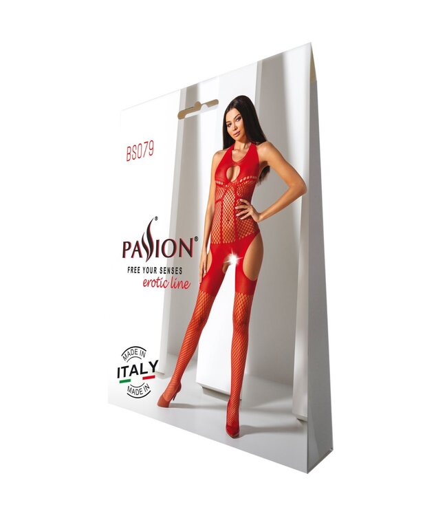 Passion Passion - BS079 Catsuit - Rood