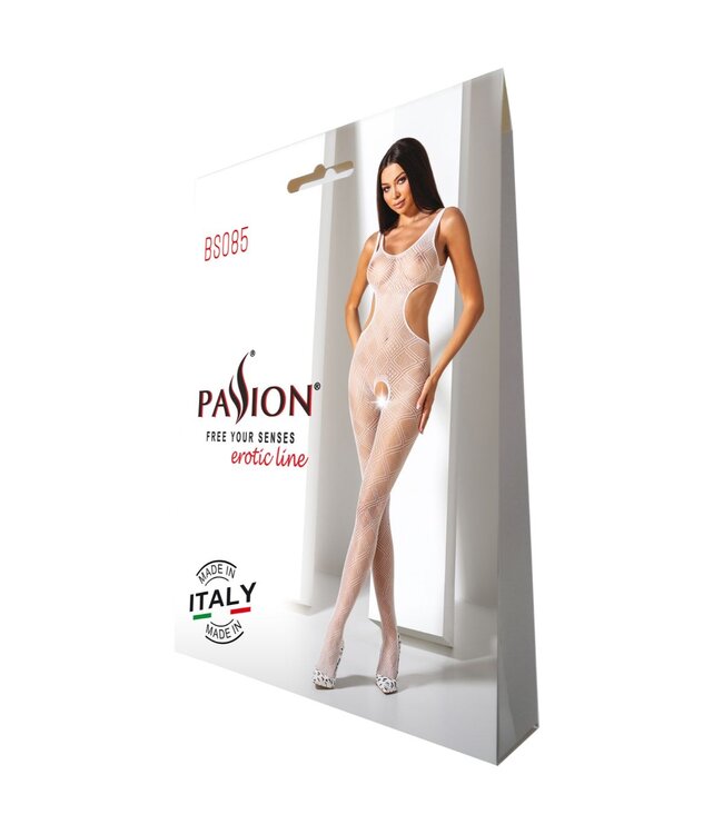 Passion Passion - BS085 Catsuit - Wit