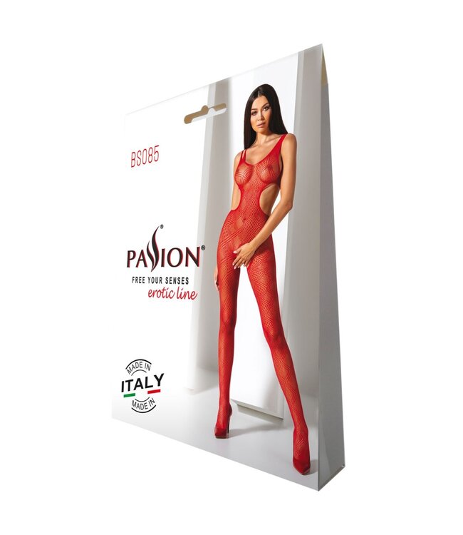 Passion Passion - BS085 Catsuit - Rood