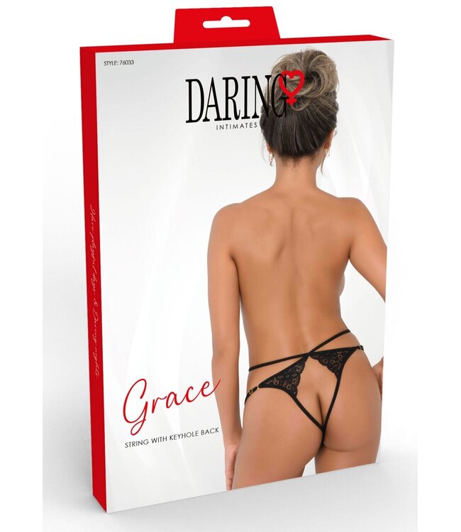 Daring Intimates Grace String with Keyhole Back