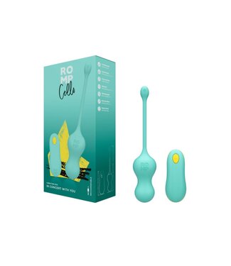 ROMP ROMP – Cello Vibrerende Love Egg – Turquoise