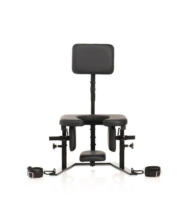XR Brands XR Brands - Pleasure Throne Orale Seks Stoel - Zwart
