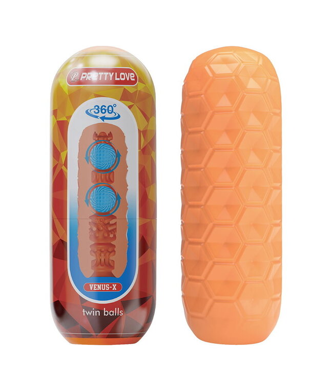 Rimba Pretty Love - Venus-X - Twin Balls Masturbator - Geel