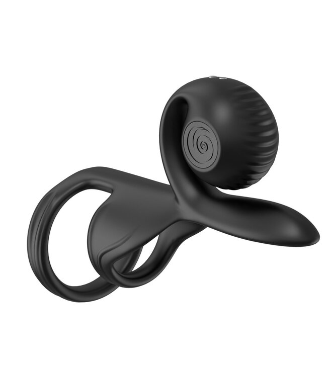 SVibe SVibe - Snail JOVI Koppel Ring - Zwart
