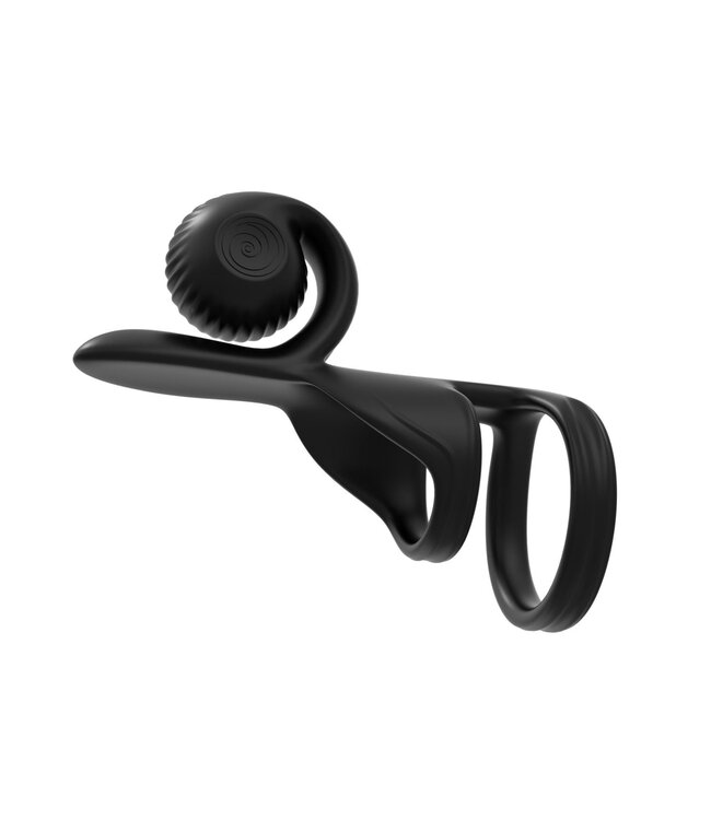 SVibe SVibe - Snail JOVI Koppel Ring - Zwart
