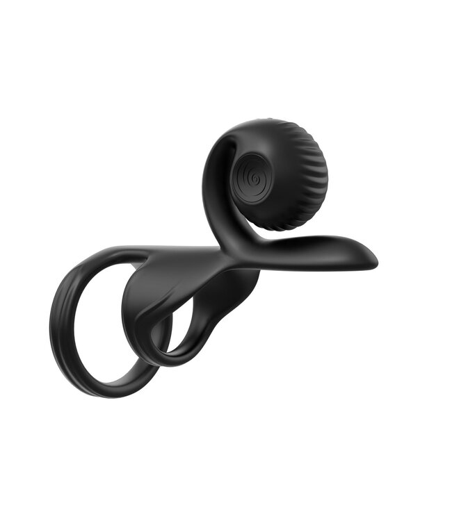 SVibe SVibe - Snail JOVI Koppel Ring - Zwart