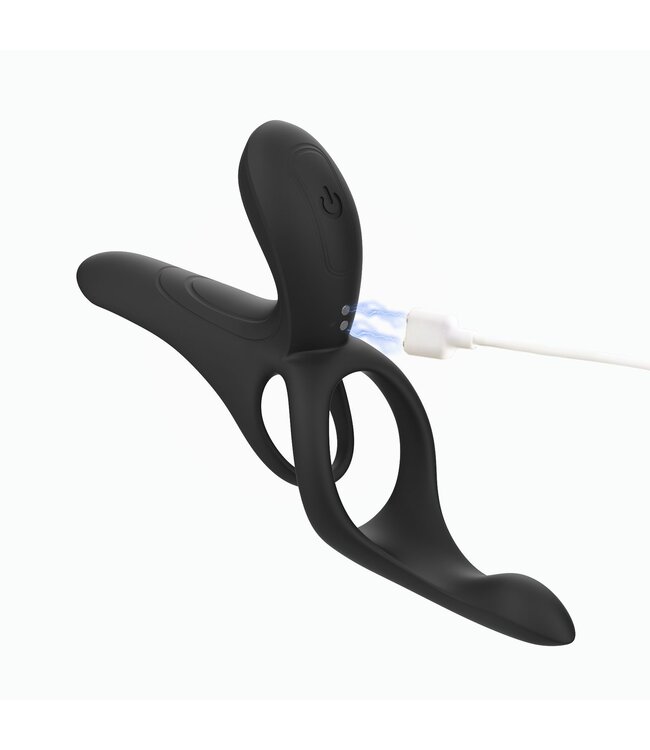 HoneyPlayBox HoneyPlayBox - Pleasure Pivot App-bestuurde Vibrator voor Koppels Zwart