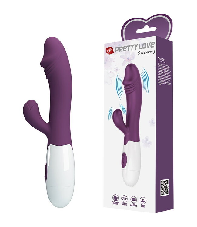 Rimba Pretty Love - Snappy - G-Spot Rabbit Vibrator - Diep Paars