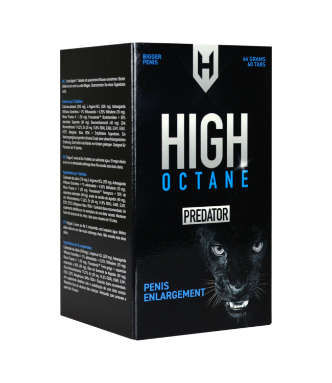 Rimba Morningstar - High Octane Predator - Penisvergroting - 60 tabletten