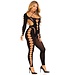 Leg Avenue Leg Avenue - Naadloze Bodystocking - Zwart