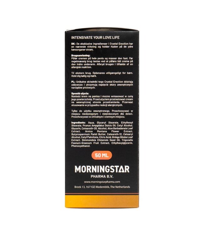 Rimba Morningstar - Crystal Erection Cream - 50 ml