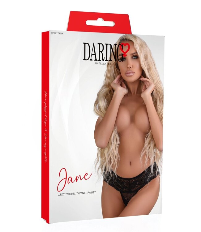 Daring Intimates Jane crotchless thong panty