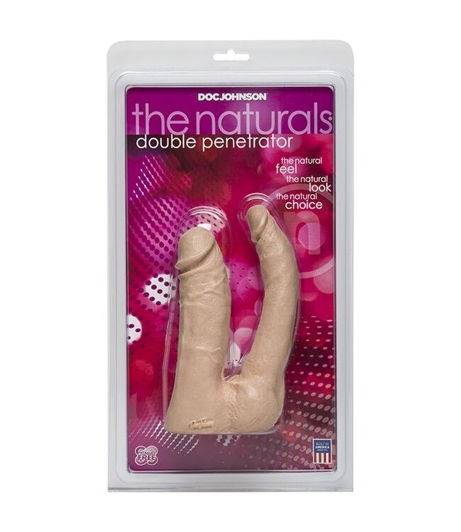 Doc Johnson Doc Johnson - The Naturals Dubbele Dildo - Beige
