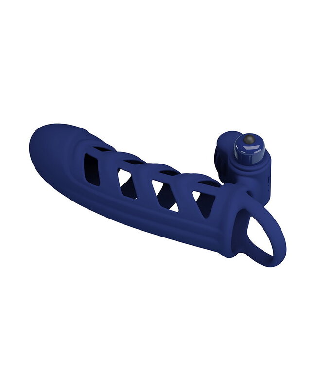 Rimba Pretty Love - Altaf - Vibrerende Cock Sleeve - Donkerblauw