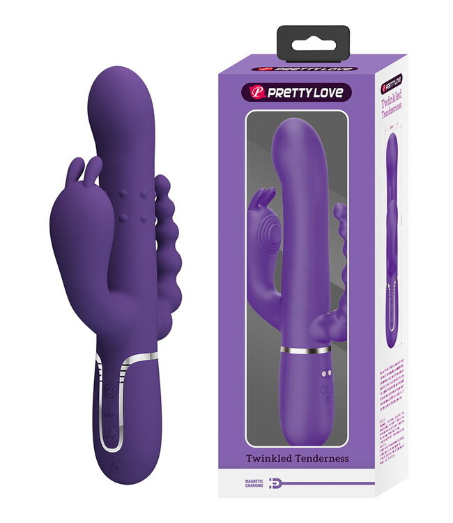 Rimba Pretty Love - Cammy - Triple Vibrator - Diep Paars