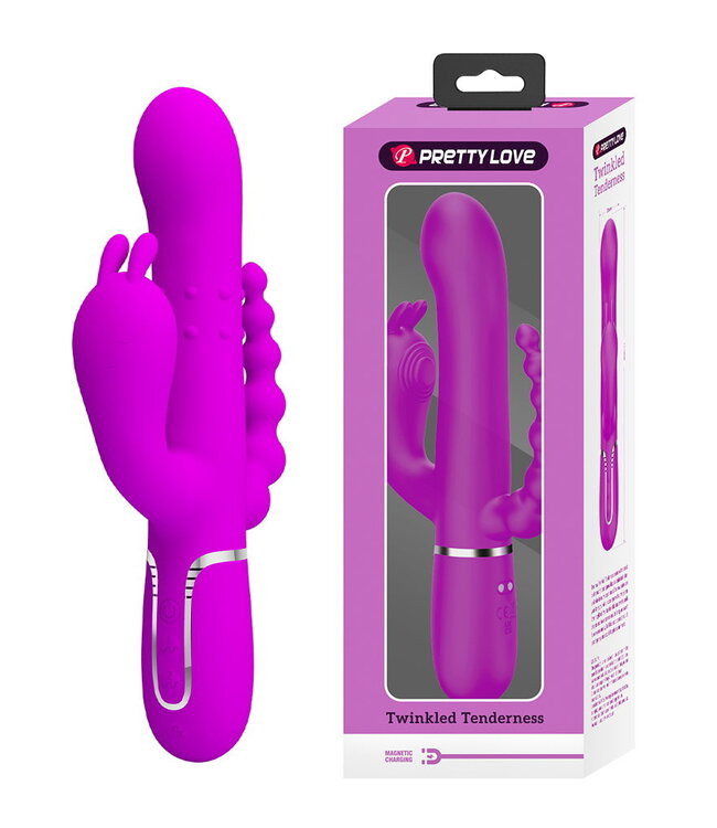 Rimba Pretty Love - Cammy - Triple Vibrator - Paars