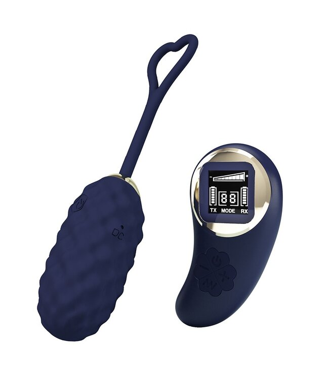 Rimba Pretty Love - Vivian - Ei-vibrator met afstandsbediening - Donkerblauw