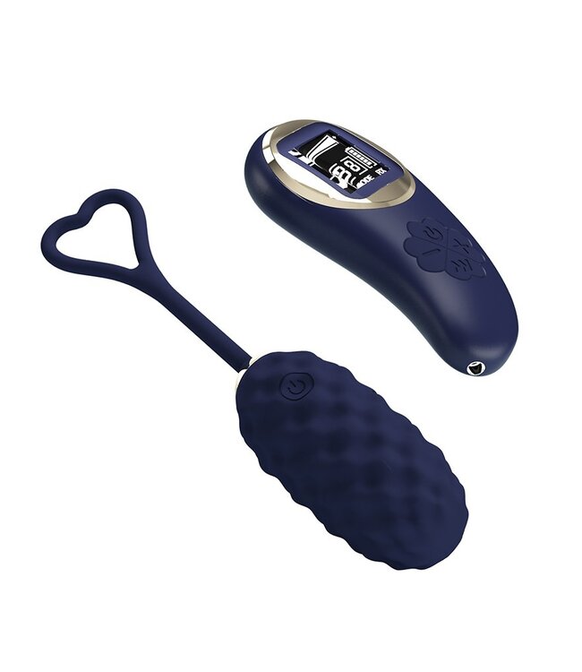 Rimba Pretty Love - Vivian - Ei-vibrator met afstandsbediening - Donkerblauw