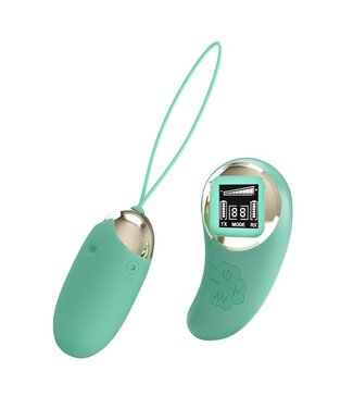 Rimba Pretty Love - Mina - Ei-vibrator met afstandsbediening - Blauw