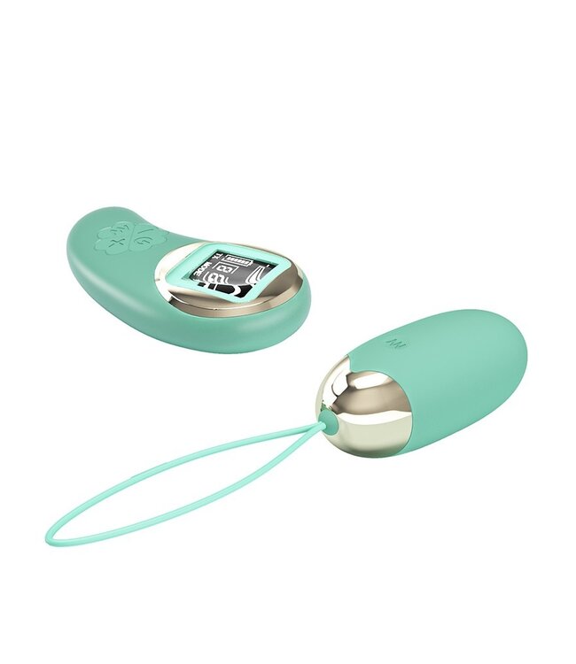 Rimba Pretty Love - Mina - Ei-vibrator met afstandsbediening - Blauw
