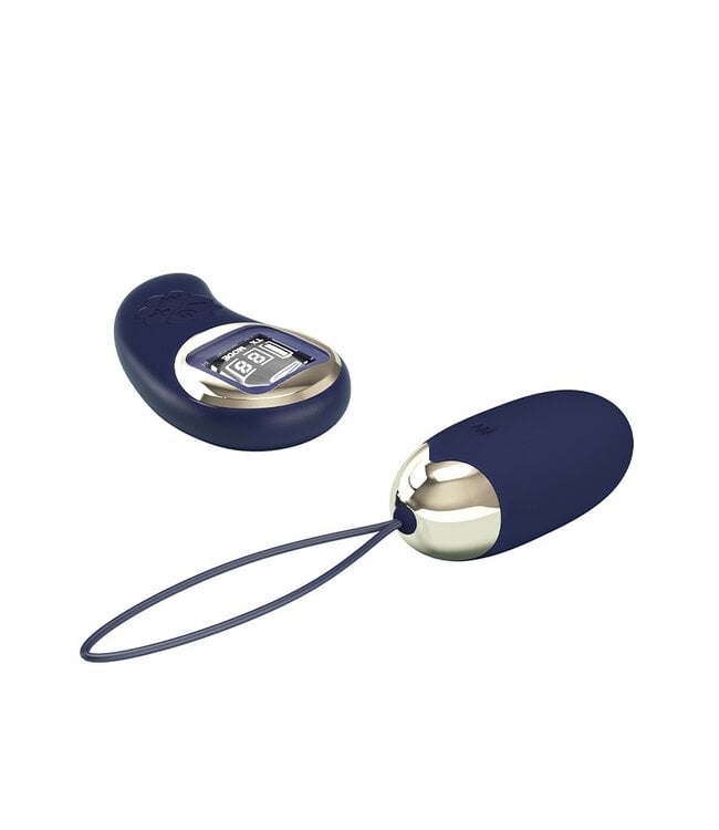 Rimba Pretty Love - Mina - Ei-vibrator met afstandsbediening - Donkerblauw