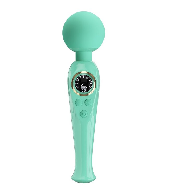Rimba Pretty Love - Skyler - Wand Vibrator met Digitaal LED Display - Blauw