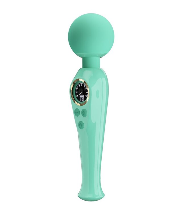 Rimba Pretty Love - Skyler - Wand Vibrator met Digitaal LED Display - Blauw