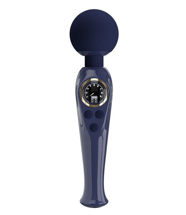 Rimba Pretty Love - Skyler - Wand Vibrator met Digitaal LED Display - Donkerblauw