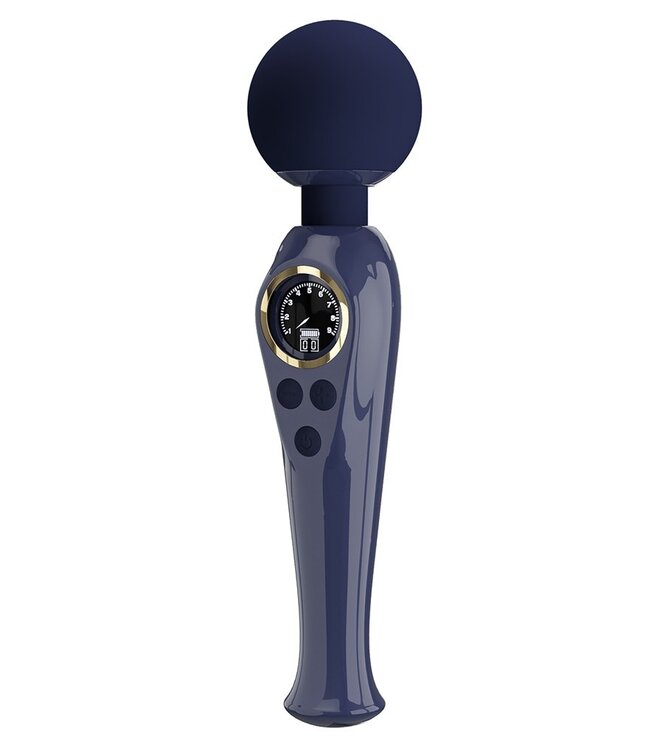 Rimba Pretty Love - Skyler - Wand Vibrator met Digitaal LED Display - Donkerblauw
