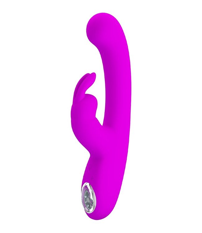 Rimba Pretty Love - Lamar - Rabbit Vibrator met Digitaal LED Display - Paars
