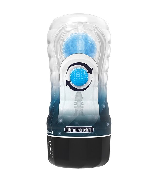 Rimba Pretty Love - Planet Blue - Vacuüm Masturbator Cup - Blauw