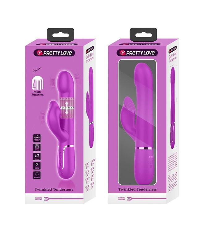 Rimba Pretty Love - Falin - Rabbit Vibrator - Paars