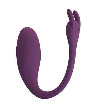 Rimba Pretty Love - Catalina - Draagbare Vibrator met App-bediening - Paars