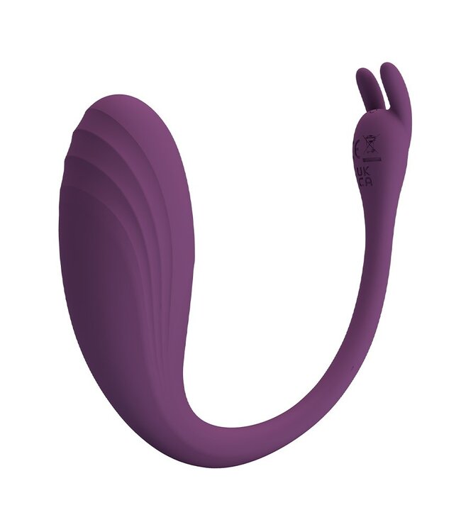 Rimba Pretty Love - Catalina - Draagbare Vibrator met App-bediening - Paars