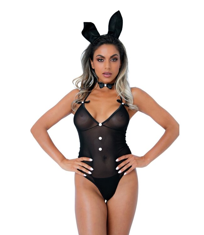 Daring Intimates Tuxedo Bunny Roleplay Set