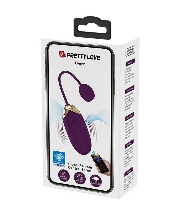 Rimba Pretty Love - Abner - Draagbare Vibrator met Appbediening - Paars