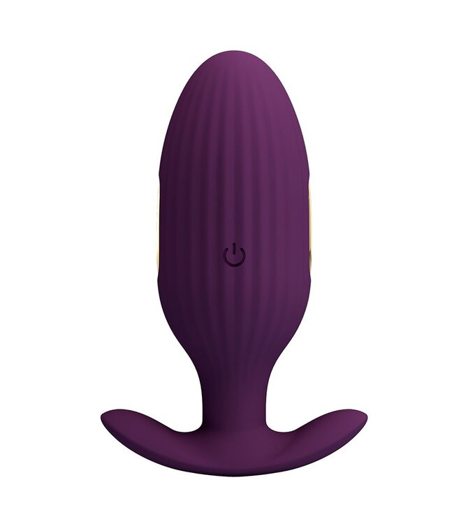 Rimba Pretty Love - Jefferson - Electric Shock Buttplug met Appbediening - Paars